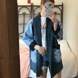 Oversized Denim Coat